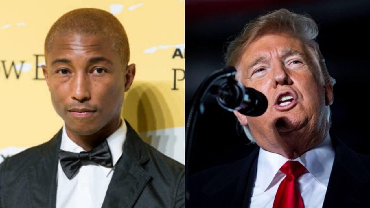 Pharrell Williams Sends Trump Cease-and-Desist for Playing 'Happy'
