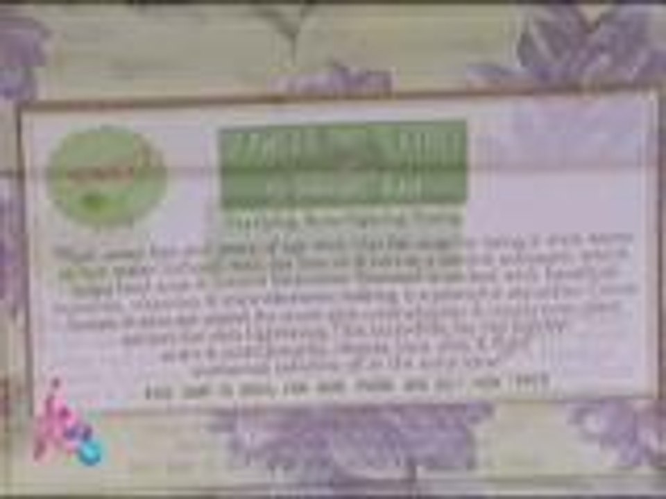 Why Kris used seaweed soap