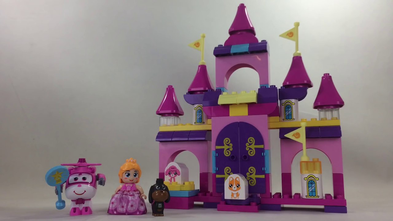  Super Wings Dizzy and the Royal Castle Princess Construction Building Blocks || Keith's Toy Box