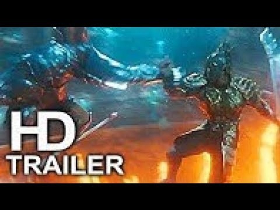 AQUAMAN (FIRST LOOK - Arthur Vs Ocean Master Fight Scene Clip + Trailer NEW) 2018 Superhero Movie DC