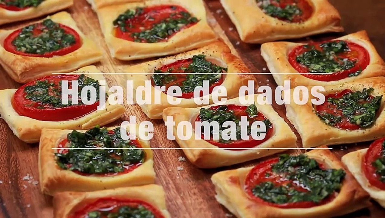 Hojaldre De Dados De Tomate