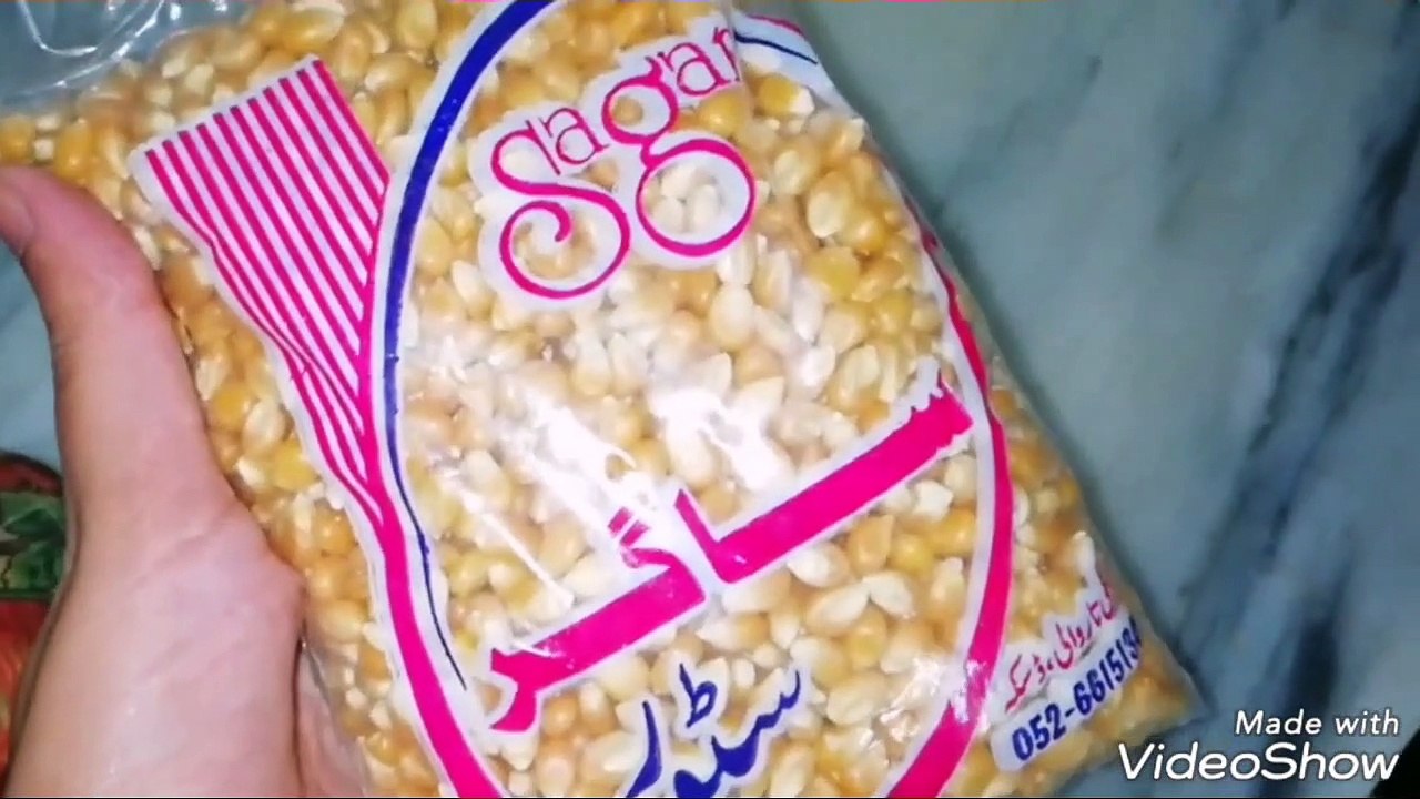 Popcorn in pot(in english)