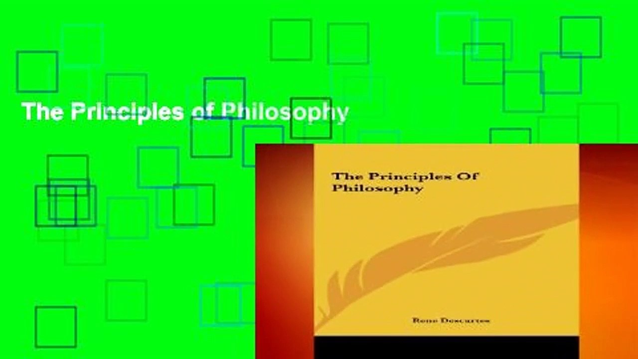 The Principles of Philosophy