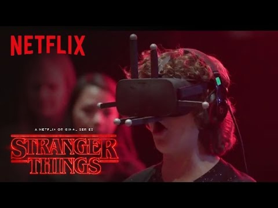 Stranger Things | Cast Reacts: Virtual Reality [HD] | Netflix