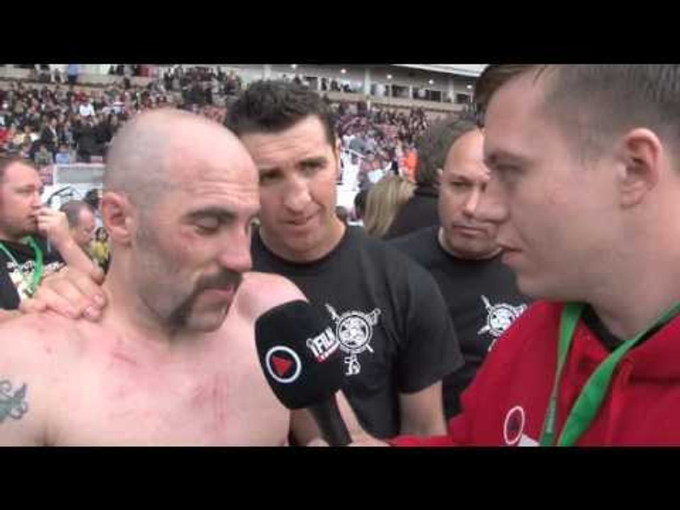 GARY O'SULLIVAN POST-FIGHT INTERVIEW FOR iFILM LONDON / HALL v O'SULLIVAN