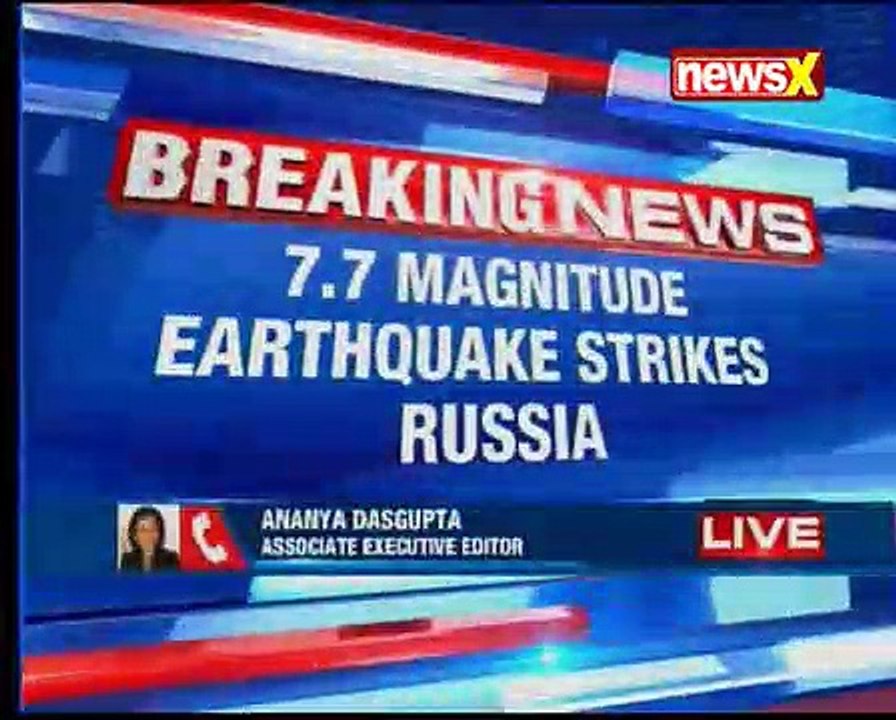 Fear of tsunami after 7.7 magnitude earthquake hits Russia