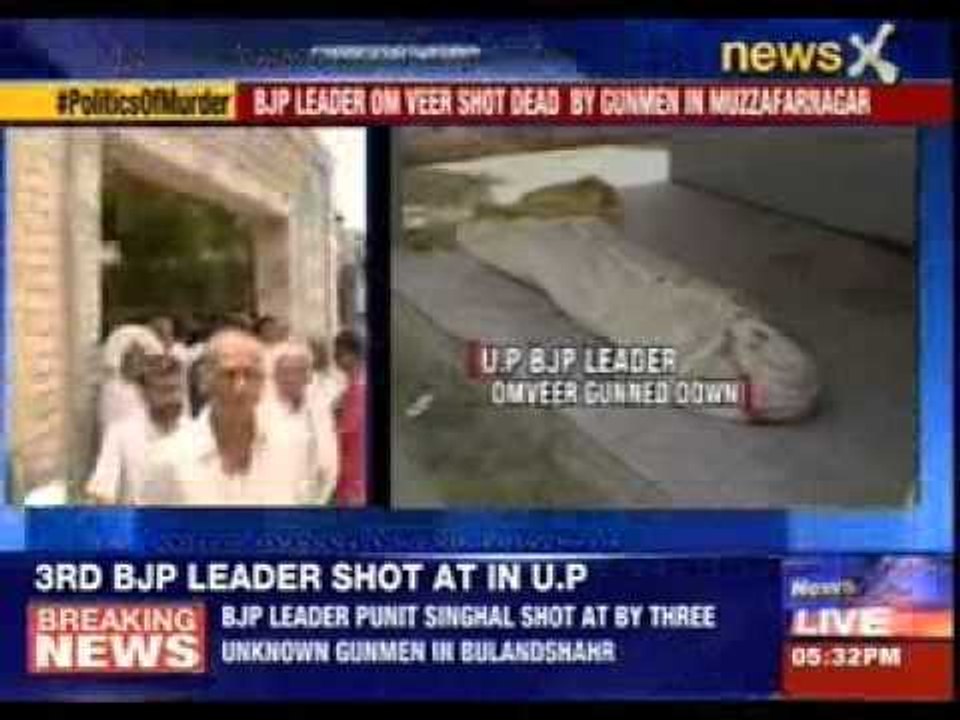 Laxmikant Bajpayi meets Om Veer's kin in Muzaffarnagar