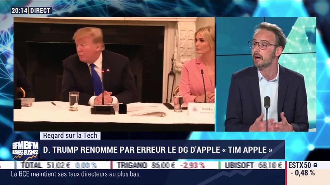 Le Regard sur la Tech: Trump appelle Tim Cook "Tim Apple" - 07/03