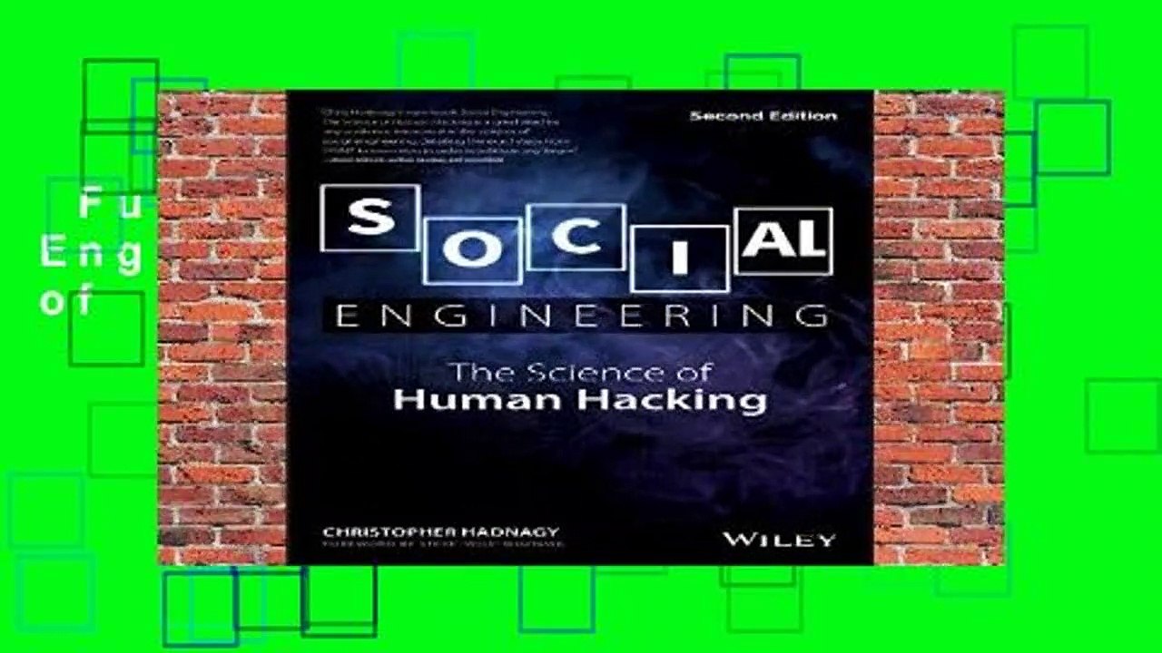 Full E-book  Social Engineering: The Science of Human Hacking  Review