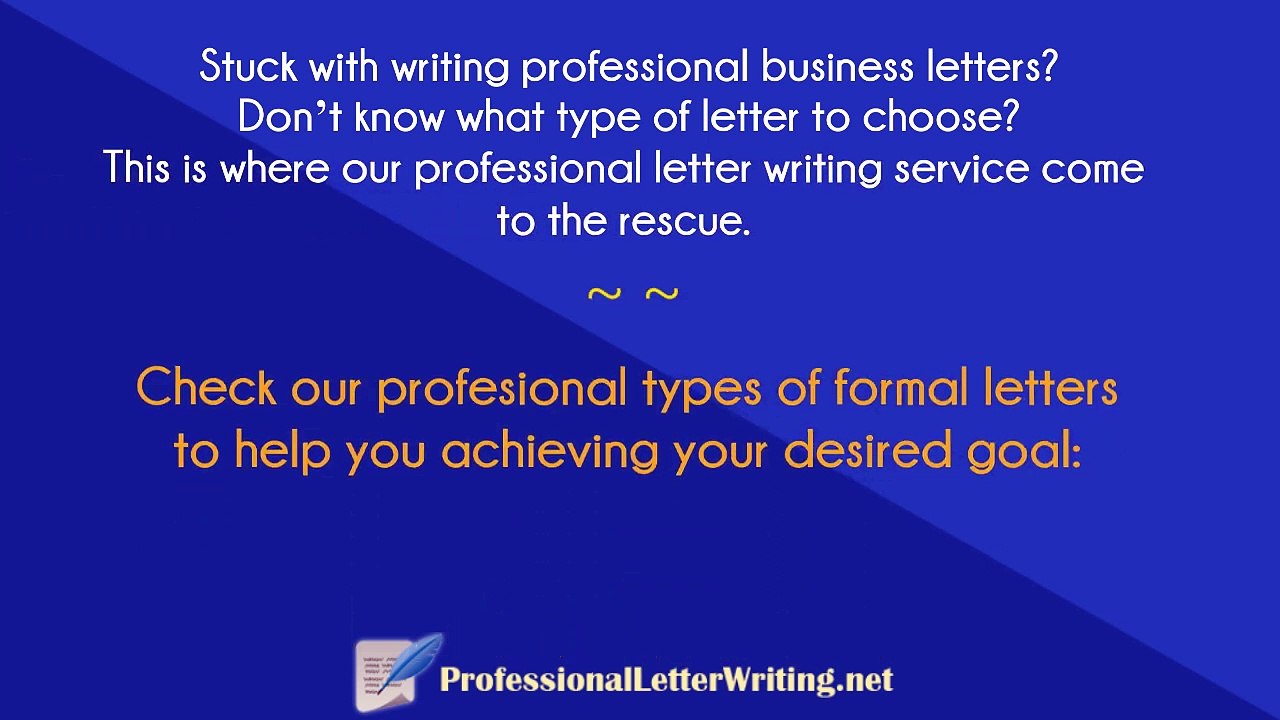 Most Common Types of Formal and Business Letters