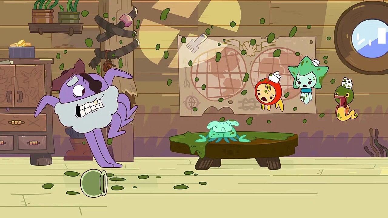 Animation For Kids  - Captain Kraken and his crew - Pirate Fever