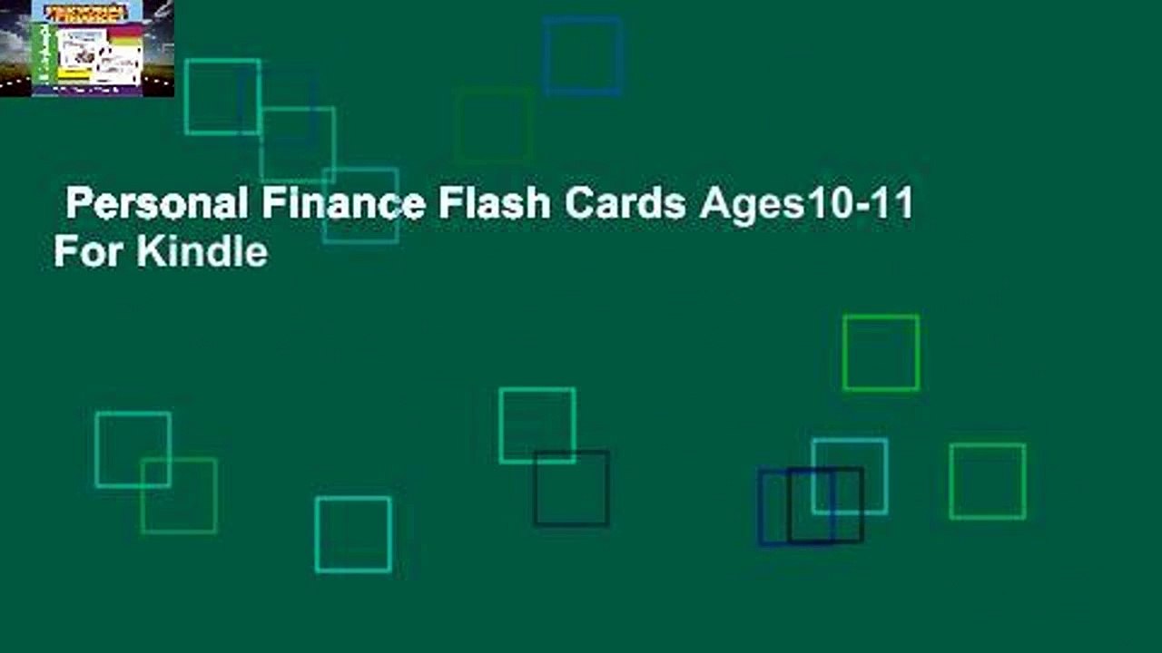 Personal Finance Flash Cards Ages10-11  For Kindle