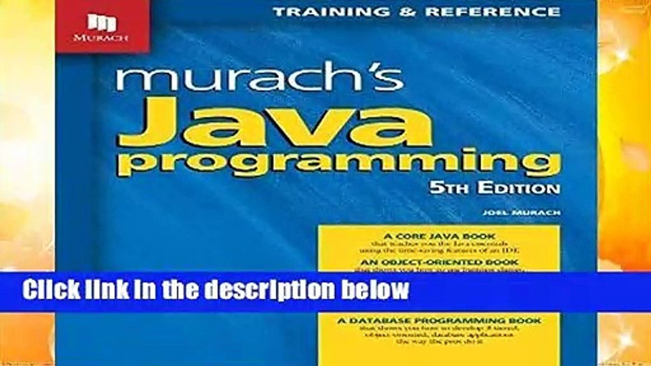 Murach's Java Programming