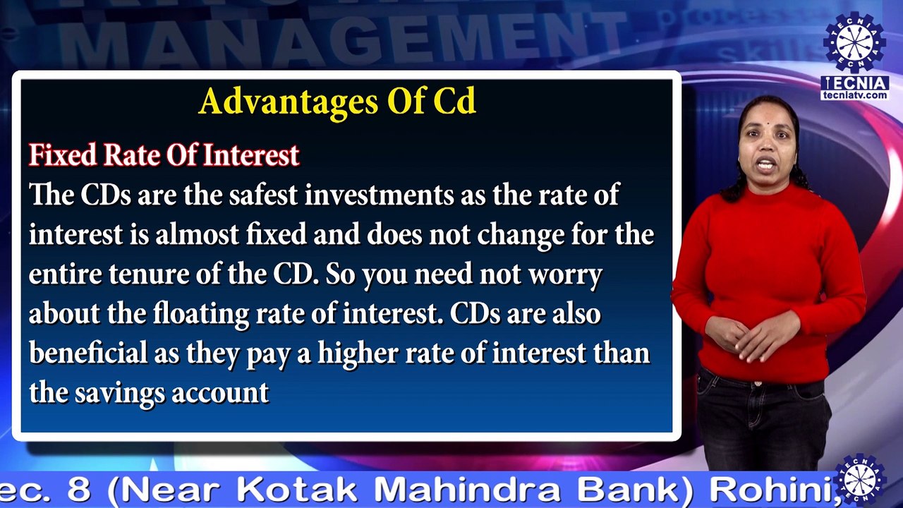 Advantages & Disadvantages of CD | Dr. S Jamuna | BBA | TIAS | Tecnia TV