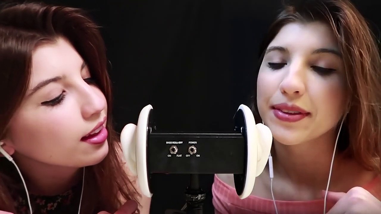 ASMR 500K TWIN EAR EATING CELEBRATION _