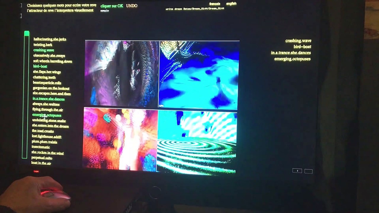 Dream Attractor (2019) Michel Bret & Marie-Hélène Tramus