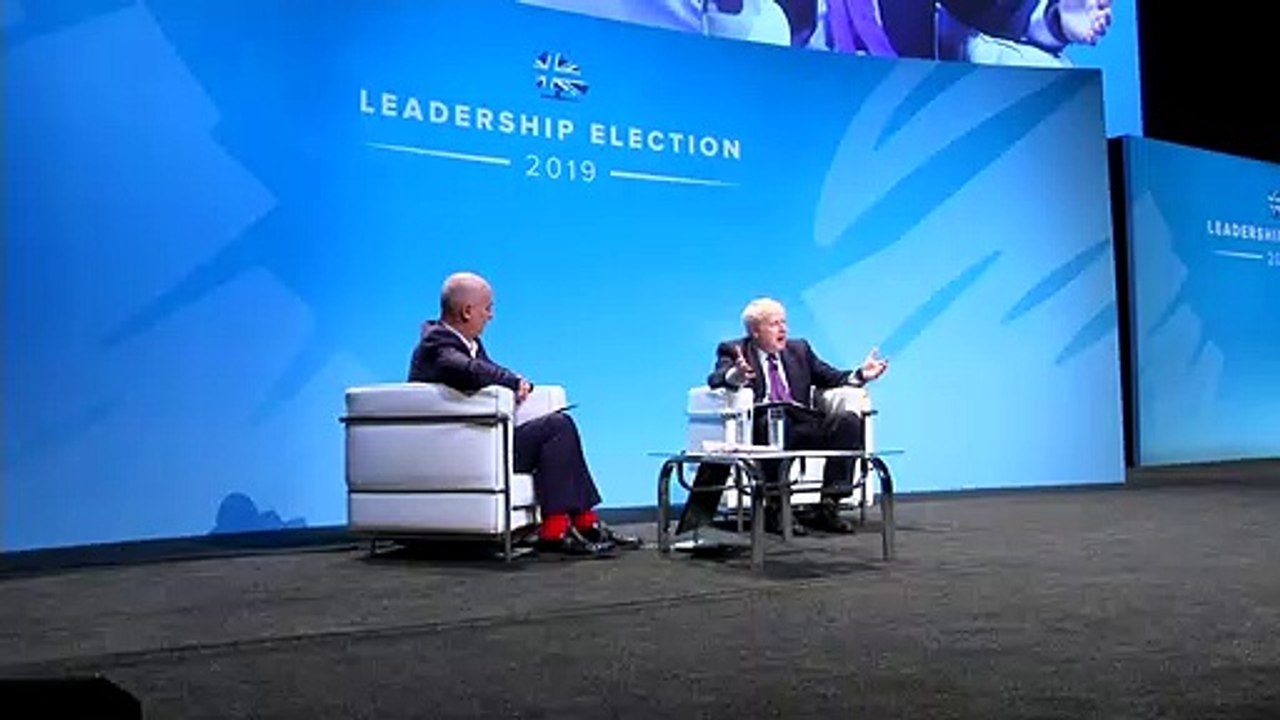 Johnson refuses to answer questions about domestic incident