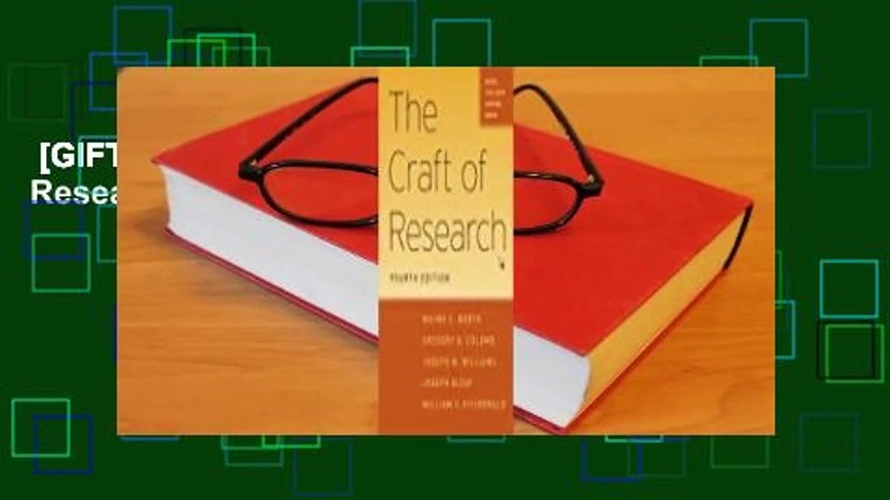 [GIFT IDEAS] The Craft of Research