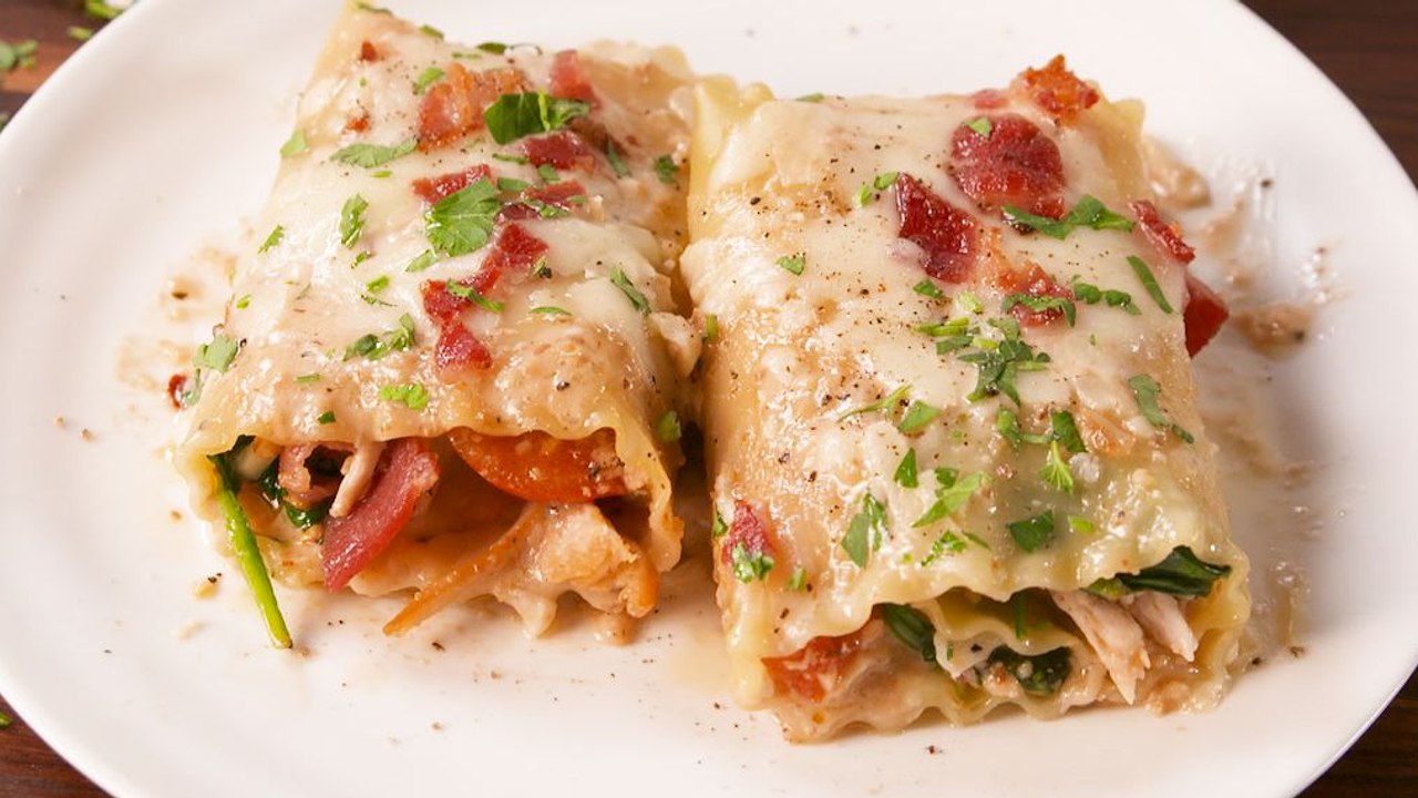 Chicken Caesar Roll Ups Are Our Dinner Of Choice