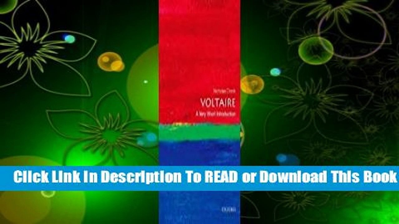 [Read] Voltaire: A Very Short Introduction  For Kindle