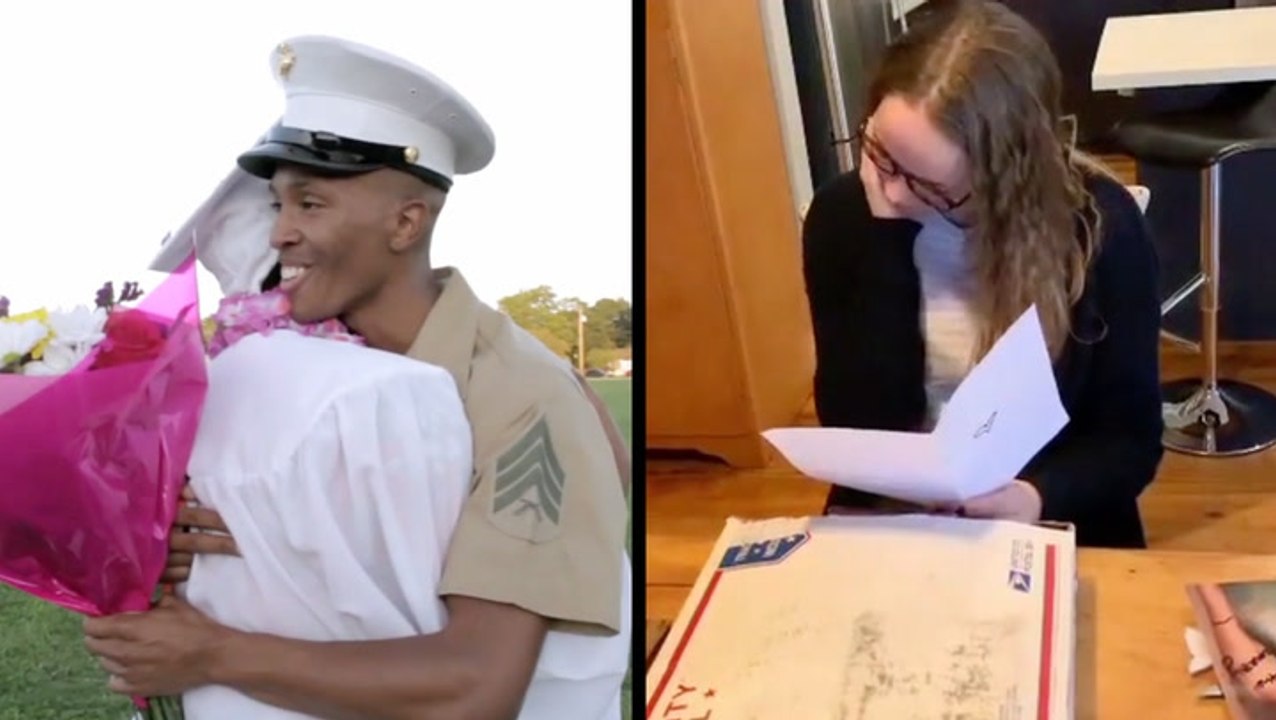 Emotional Reactions to Heartwarming Graduation Surprise