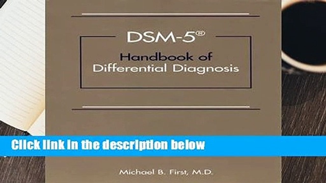 [READ] DSM-5 Handbook of Differential Diagnosis
