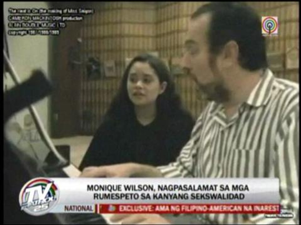 Monique Wilson admits being lesbian