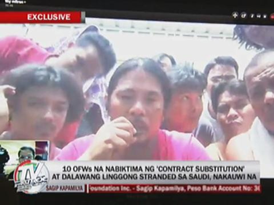 'Contract substitution' victims in Saudi arrive home