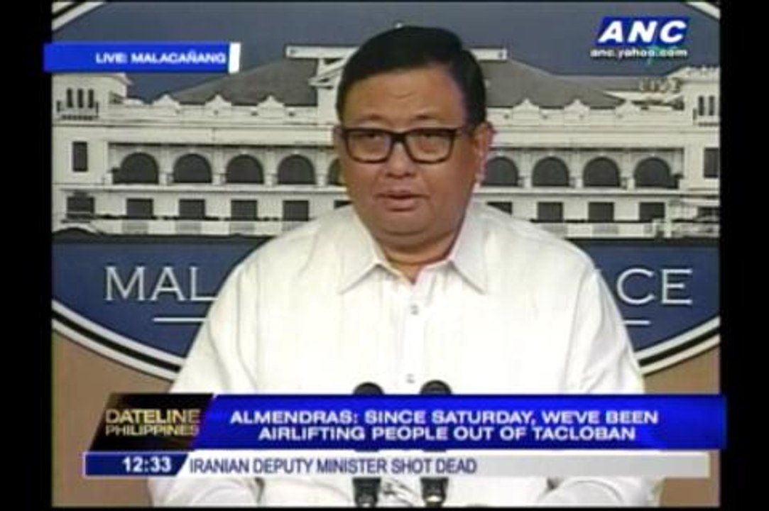 What gov't is doing in Tacloban