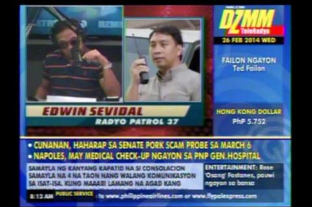 How much is gov't spending for Napoles check-up?