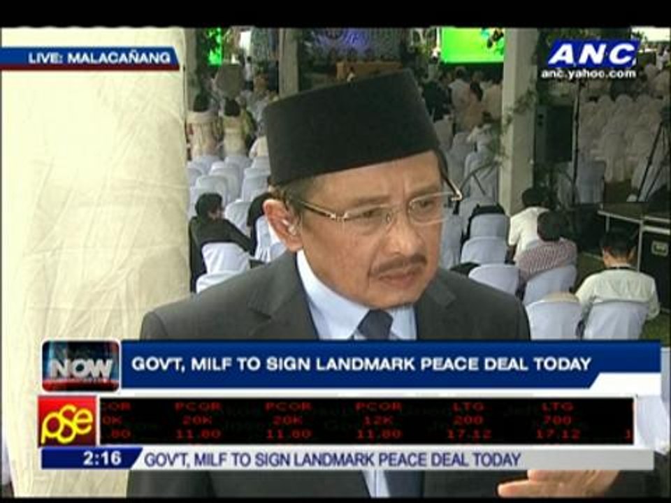 What are the 4 annexes of the Bangsamoro peace deal?