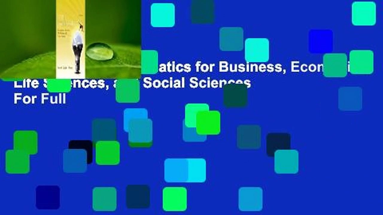 Online Finite Mathematics for Business, Economics, Life Sciences, and Social Sciences  For Full