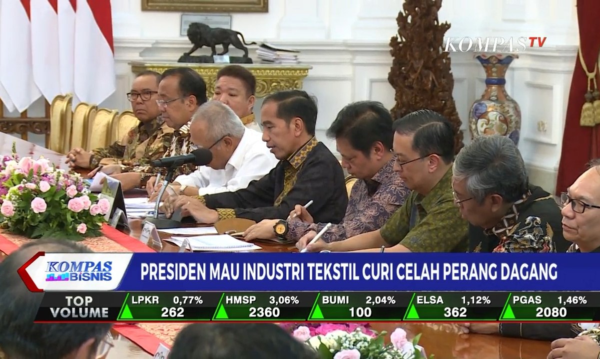 Presiden Mau Industri Tekstil Curi Celah Perang Dagang