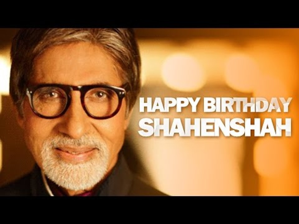Happy Birthday Amitabh Bachchan Mega Star of Bollywood | SpotboyE