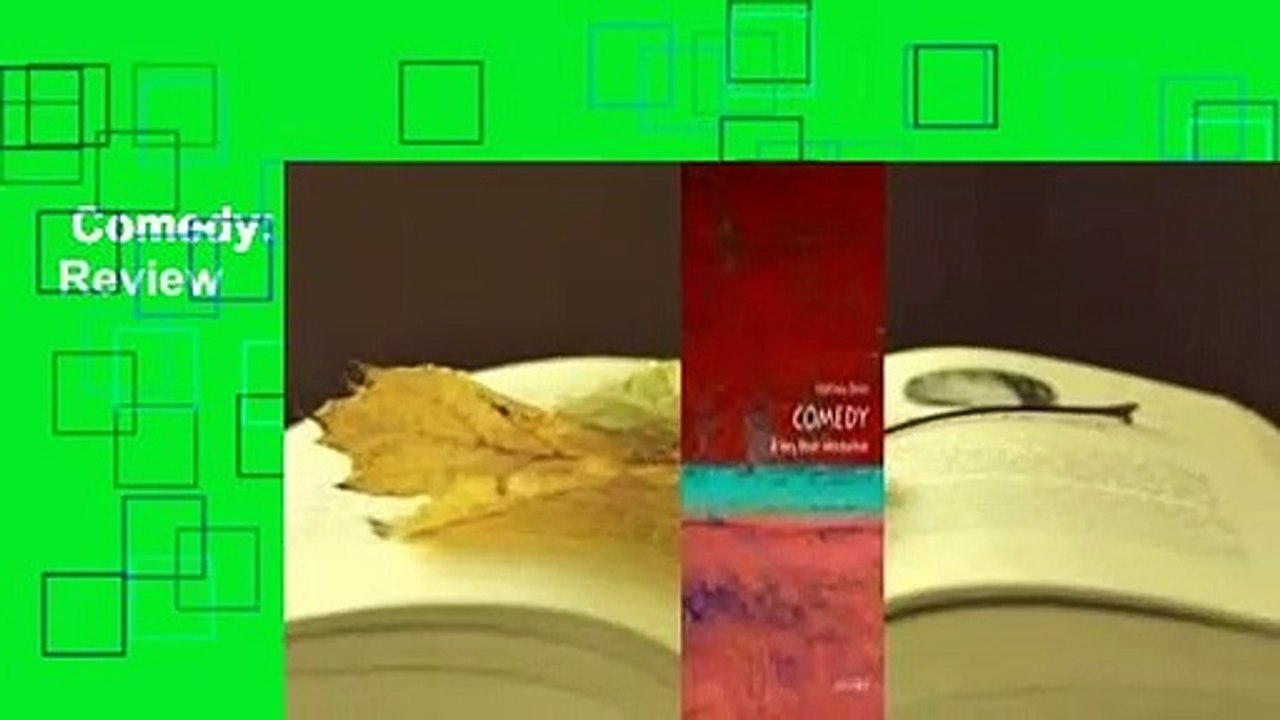 Comedy: A Concise Introduction to Its Many Forms 😂