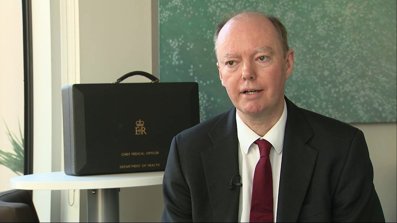 Chris Whitty: 'too early to tell' if virus will spread