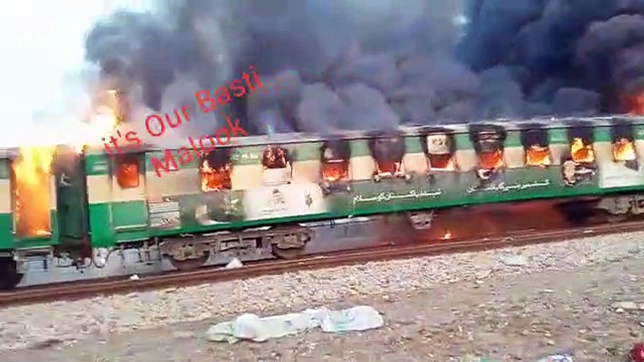 Fire Incident on Tazgam Train Between Karachi and Rawalpindi – October 31, 2019