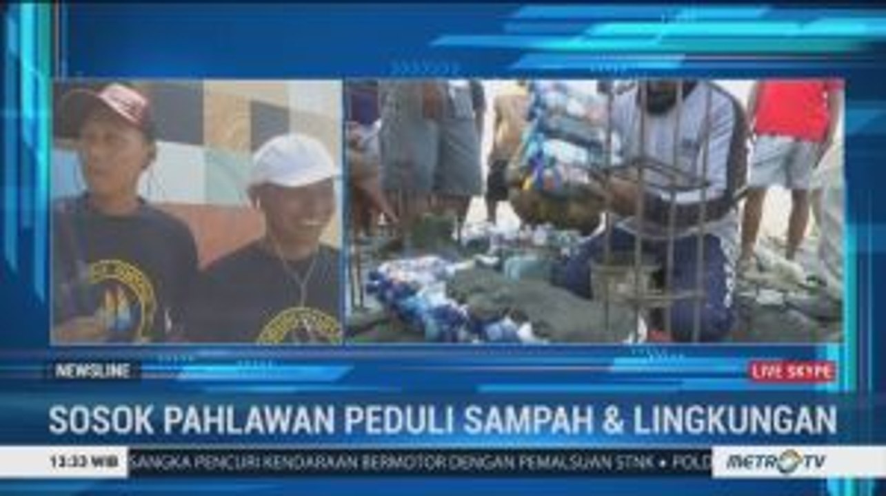 Aksi 'Pahlawan Sampah' Asal Tuban