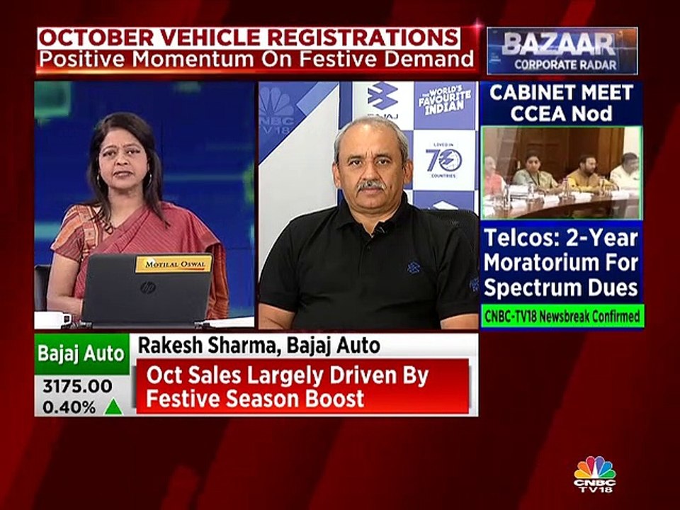 Rakesh Sharma of Bajaj Auto on auto demand