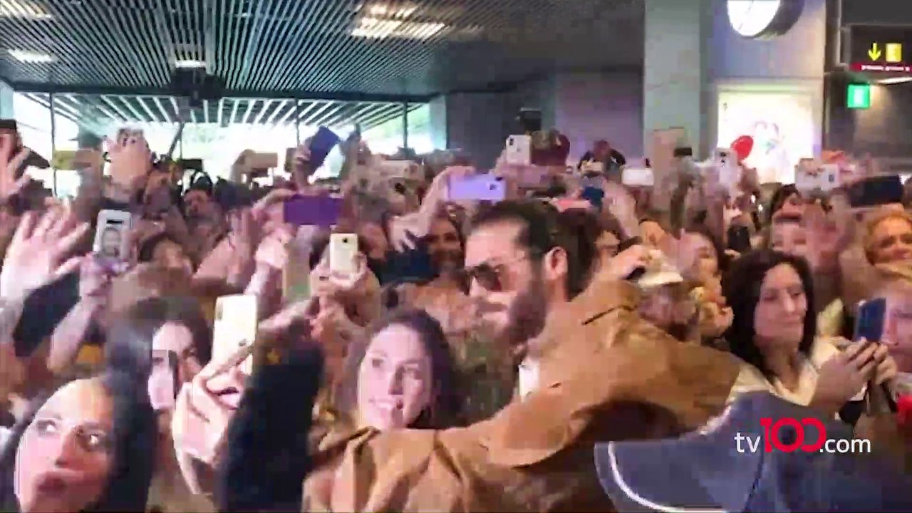 İspanya'da Can Yaman izdihamı!