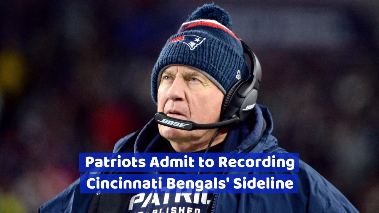 New England Patriots Filming Sideline