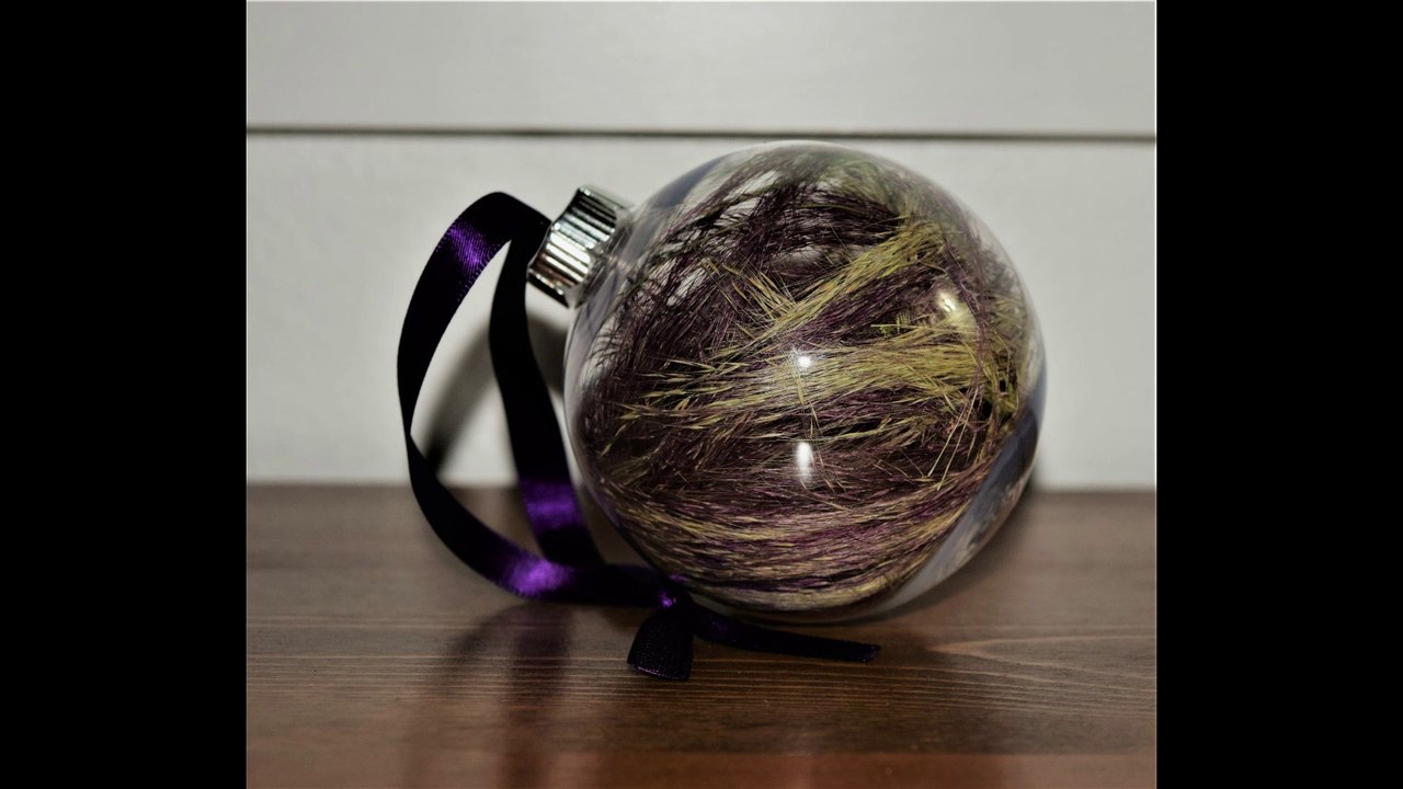 BEAUTIFUL GRASS ORNAMENTS | GRASS FILLED ORNAMENTS | ORNAMENTS WITH GRASS | ORNAMENTS GRASS FILLED