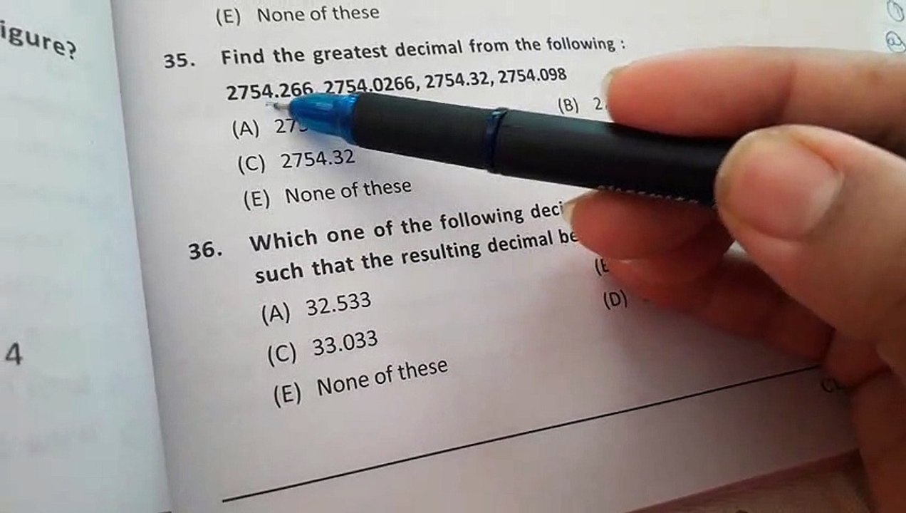 5th grade math decimals|| comparing decimals 5th grade
