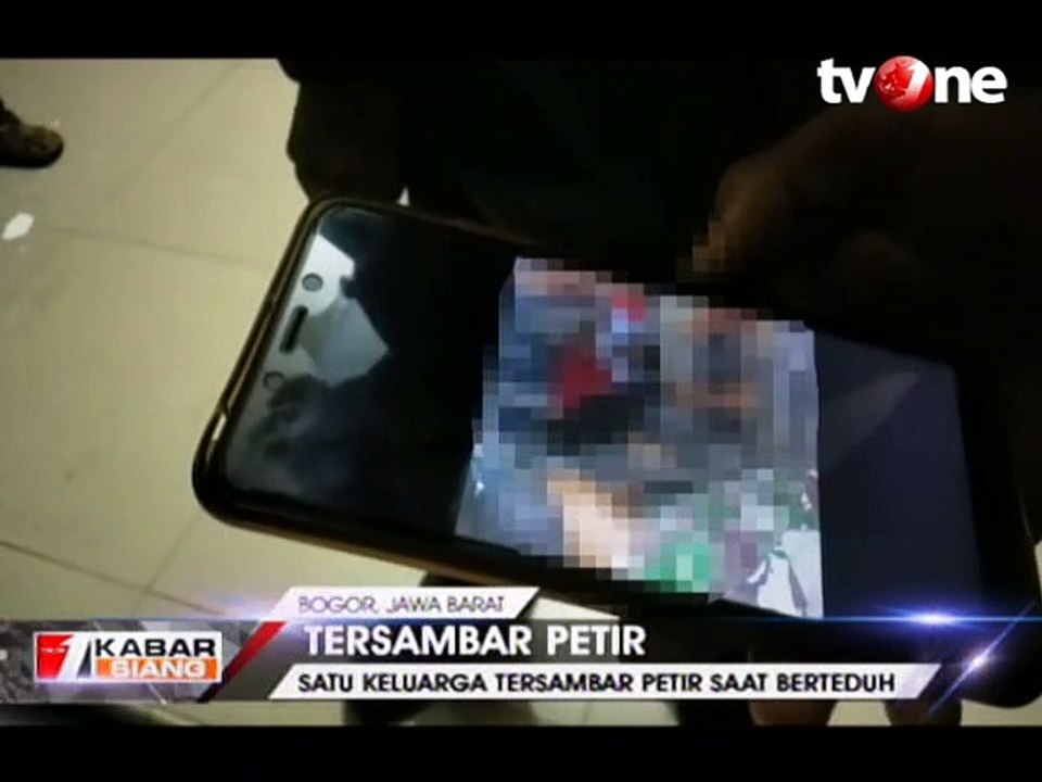 Keluarga di Bogor Tersambar Petir Saat Berteduh, Dua Meninggal Dunia