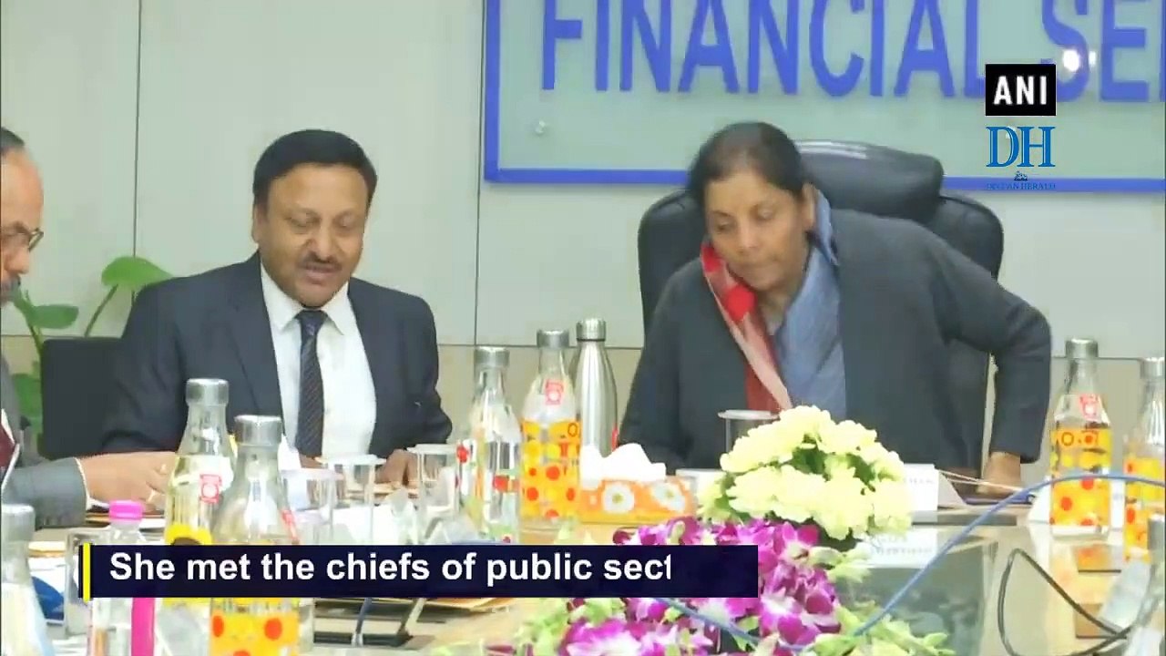 FM Nirmala Sitharaman meets PSB chiefs