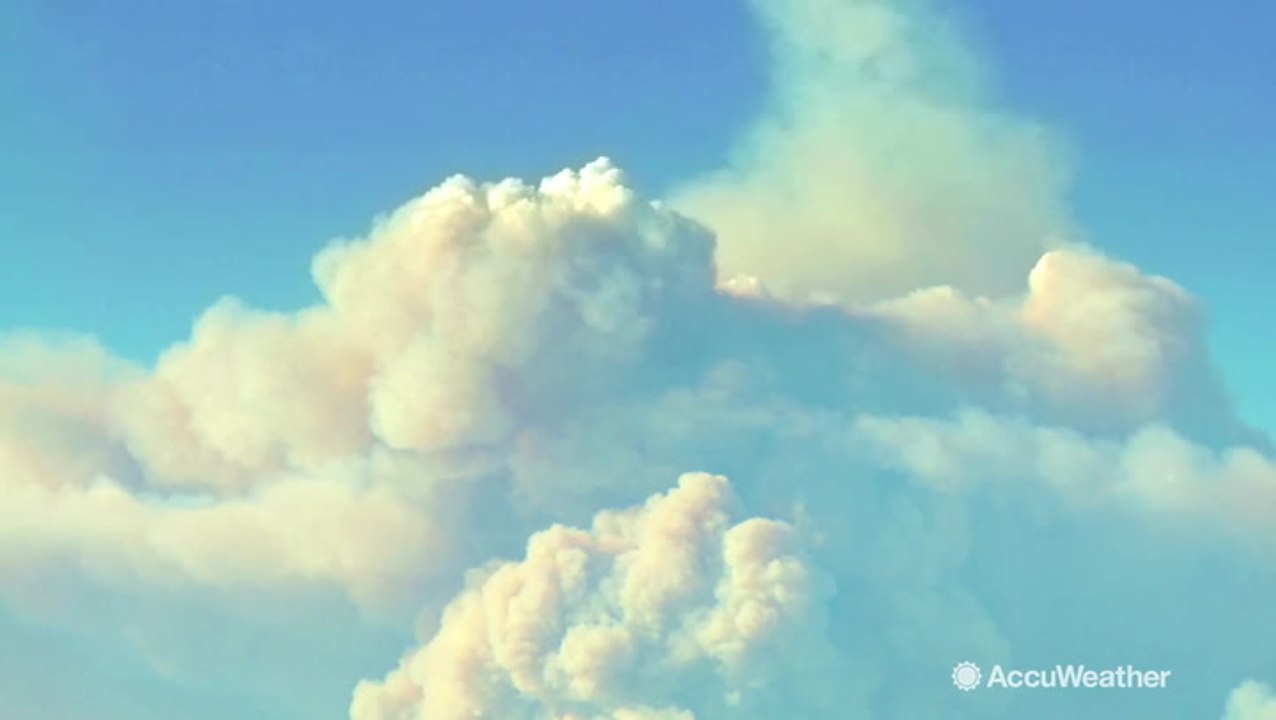 What are pyrocumulus clouds and how do they form?