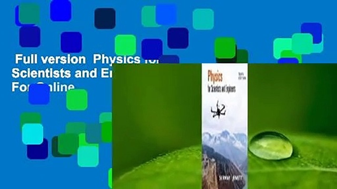 Full version  Physics for Scientists and Engineers  For Online