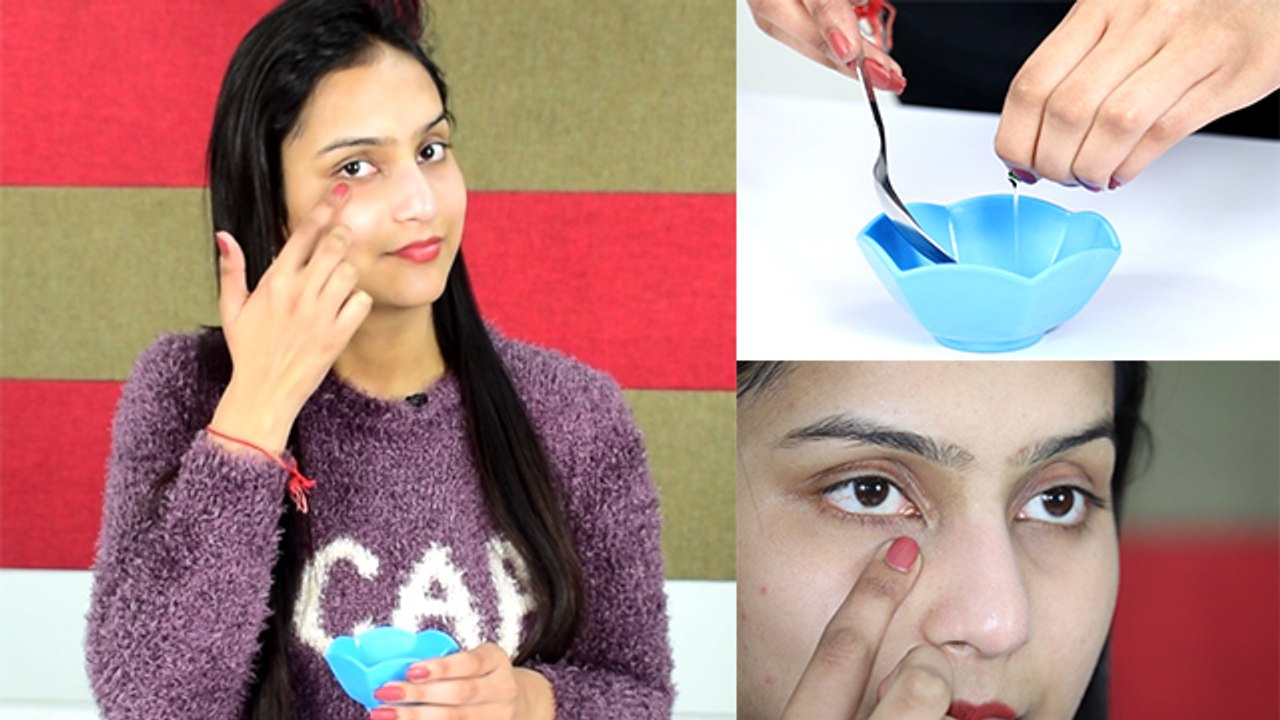 आँखों के काले घेरे दूर करेगा ये Natural Eye Gel | Glycerin Eye Gel For Dark Circles DIY | Boldsky