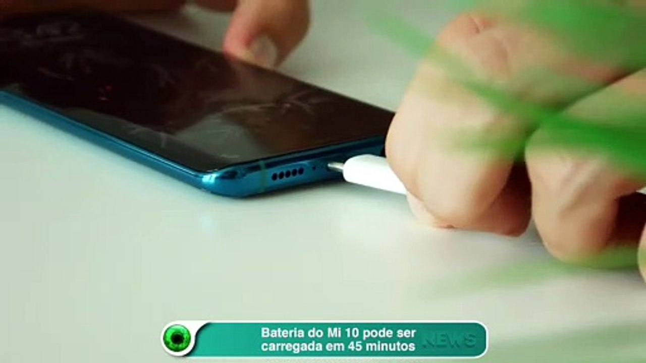 Bateria do Mi 10 pode ser carregada em 45 minutos
