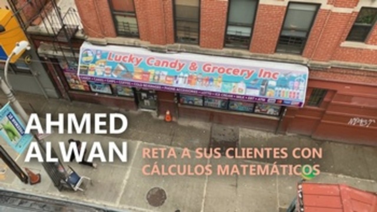 Ahmed Alwan reta a sus clientes con cálculos matemáticos